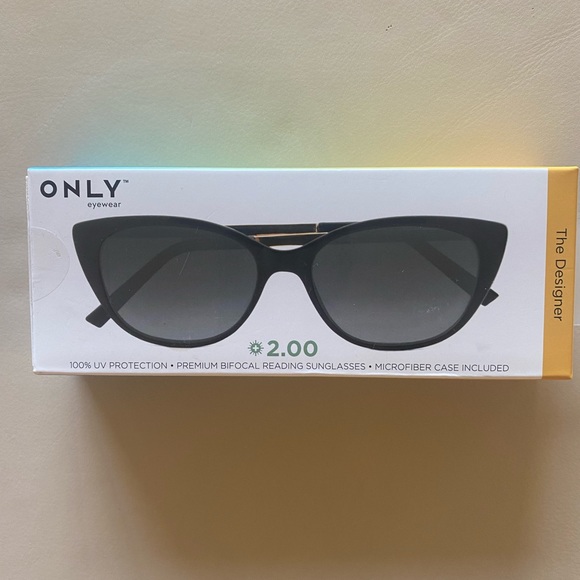 Only Accessories Only Eyewear Bifocal Reading Cateye Sunglasses 20